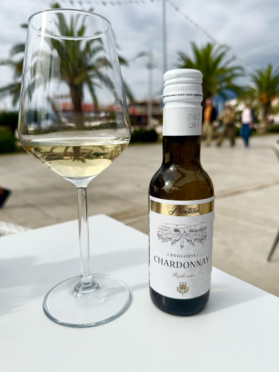 </who>Not-so-great Chardonnay in Montenegro.